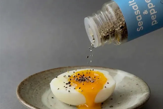 ゆで卵withシーソルト&ペッパー