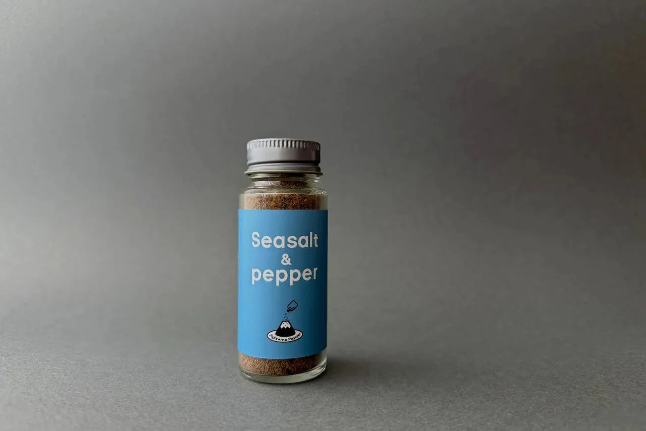 シーソルト&ペッパー(乾燥・粗挽き)Seasalt & Pepper – Fujiyama Pepper シーソルト&ペッパー(乾燥・粗挽き)Seasalt & Pepper – Fujiyama Pepper